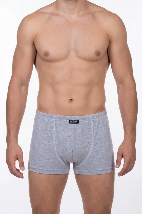 Бельо Мъжки боксер памук/еластан-сиво-2026