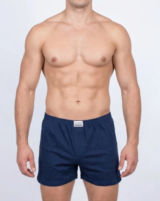 Бельо Мъжки боксер тъмно син