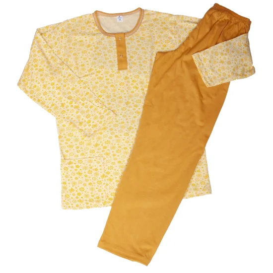 Пижами с дълъг ръкав Дамска пижама с дълъг ръкав и дълъг панталон