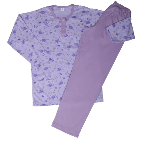 Пижами с дълъг ръкав Дамска пижама с дълъг ръкав и дълъг панталон