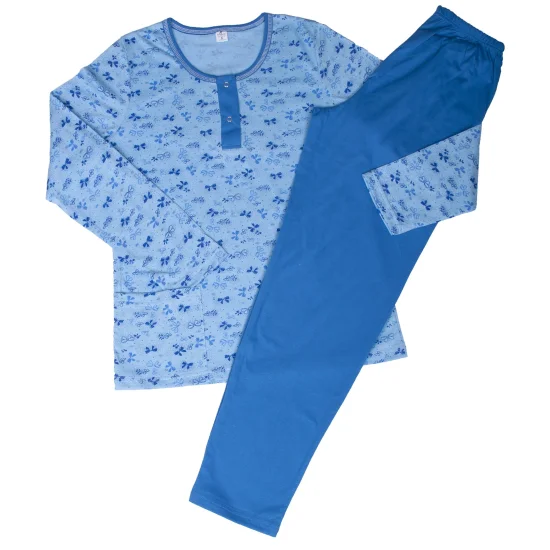 Пижами с дълъг ръкав Дамска пижама с дълъг ръкав и дълъг панталон