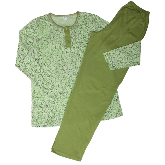 Пижами с дълъг ръкав Дамска пижама с дълъг ръкав и дълъг панталон