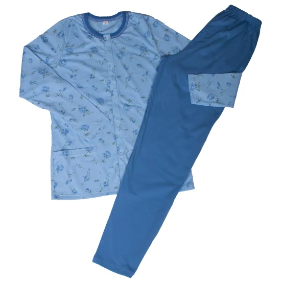 Пижами с копчета Дамска пижама с копчета