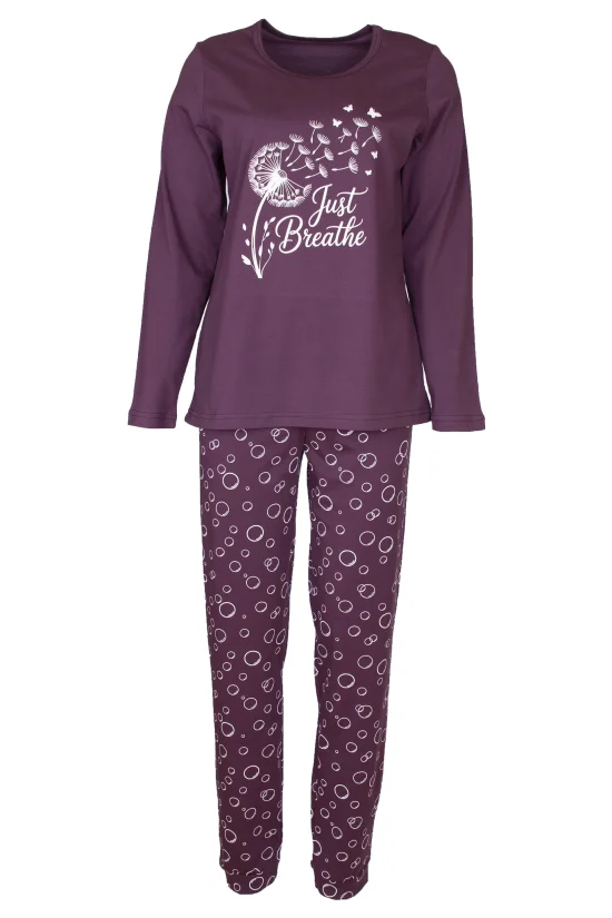 Пижами с дълъг ръкав Дамска пижама с дълъг ръкав и дълъг панталон