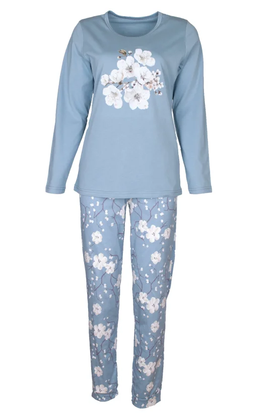 Пижами с дълъг ръкав Дамска пижама с дълъг ръкав и дълъг панталон