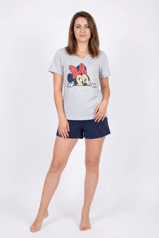 Пижами с къс ръкав Дамска пижама с къс ръкав и къс панталон