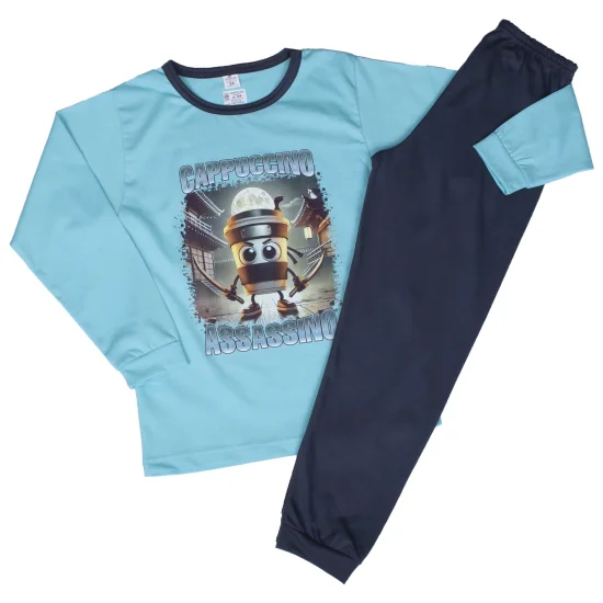 Пижами с дълъг ръкав Детска пижама с дълъг ръкав и дълъг панталон
