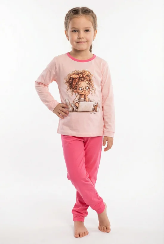 Пижами с дълъг ръкав Детска пижама с дълъг ръкав и дълъг панталон