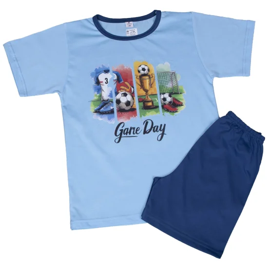 Пижами с къс ръкав Детска пижама с къс ръкав и къс панталон