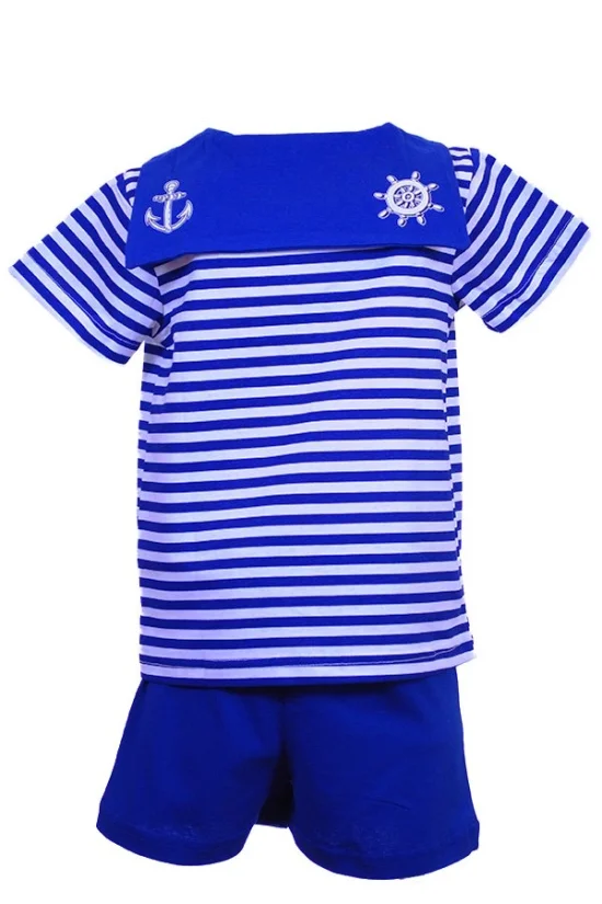 Детско Детски моряшки комплект  с матроска яка