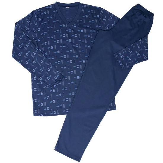 Пижами с дълъг ръкав Мъжка пижама с дълъг ръкав и дълъг панталон