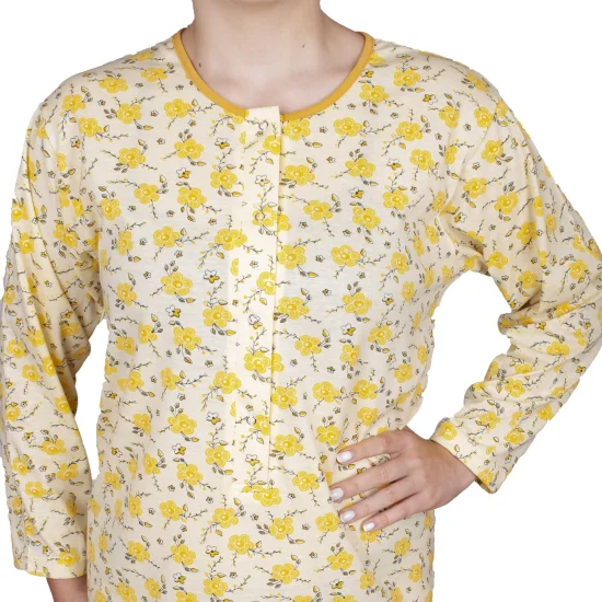 Дамски нощници Дамска нощница с дълъг ръкав