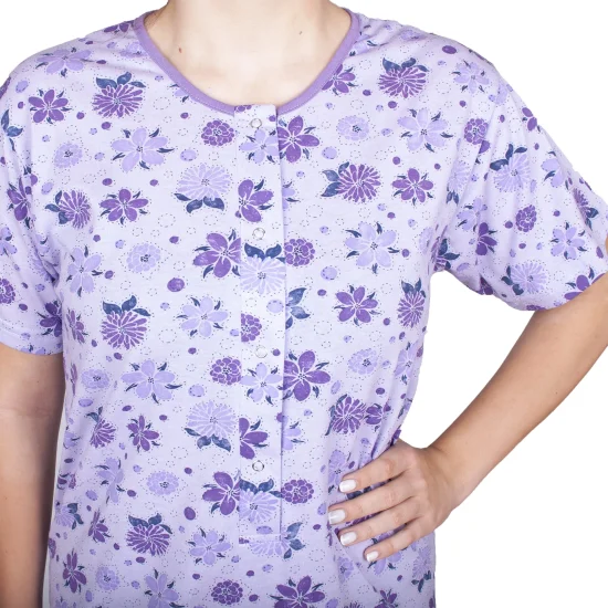 Дамски нощници Дамска нощница с къс ръкав
