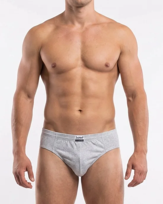 Бельо Мъжки слип сиво