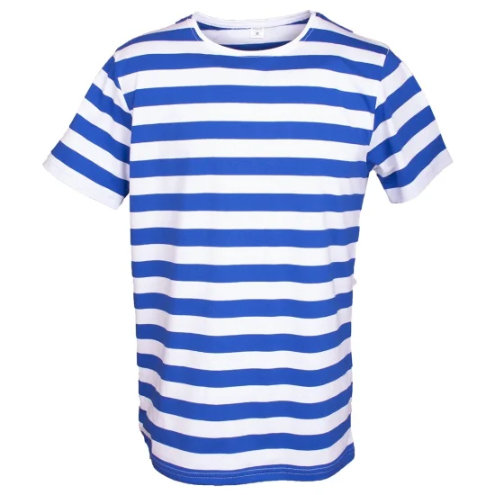 Мъжко Моряшка тениска плетено широко райе